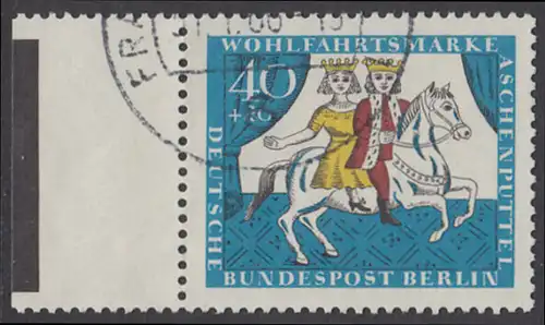 BERLIN 1965 Michel-Nummer 269 gestempelt EINZELMARKE RAND links (a)