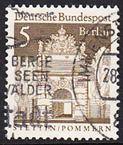 BERLIN 1966 Michel-Nummer 270 gestempelt EINZELMARKE (c)