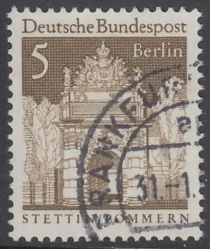 BERLIN 1966 Michel-Nummer 270 gestempelt EINZELMARKE (f)