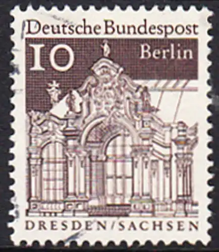 BERLIN 1966 Michel-Nummer 272 gestempelt EINZELMARKE (m)