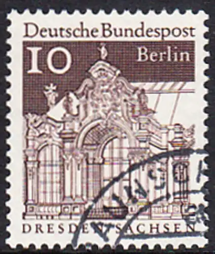 BERLIN 1966 Michel-Nummer 272 gestempelt EINZELMARKE (c)