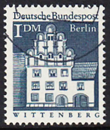 BERLIN 1966 Michel-Nummer 282 gestempelt EINZELMARKE (a)