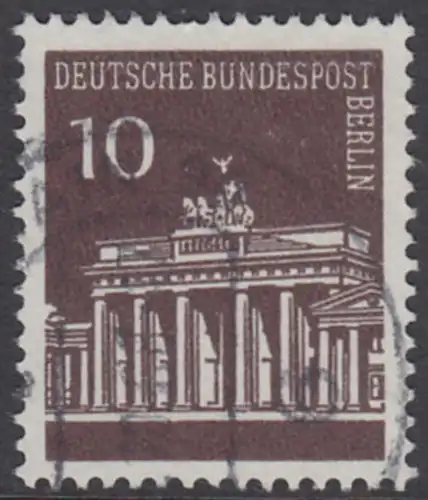 BERLIN 1966 Michel-Nummer 286 gestempelt EINZELMARKE (o)