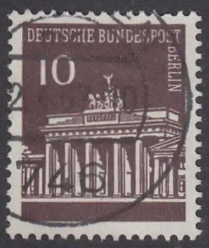 BERLIN 1966 Michel-Nummer 286 gestempelt EINZELMARKE (l)