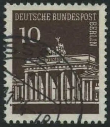 BERLIN 1966 Michel-Nummer 286 gestempelt EINZELMARKE (k)