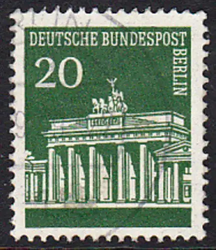 BERLIN 1966 Michel-Nummer 287 gestempelt EINZELMARKE (d)