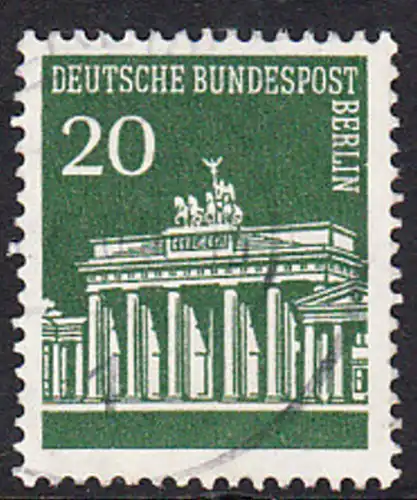 BERLIN 1966 Michel-Nummer 287 gestempelt EINZELMARKE (c)