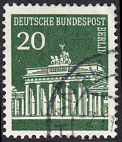 BERLIN 1966 Michel-Nummer 287 gestempelt EINZELMARKE (a)