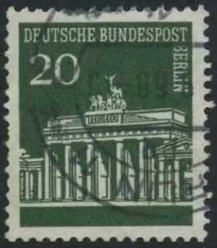 BERLIN 1966 Michel-Nummer 287 gestempelt EINZELMARKE (g)
