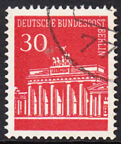 BERLIN 1966 Michel-Nummer 288 gestempelt EINZELMARKE (f)