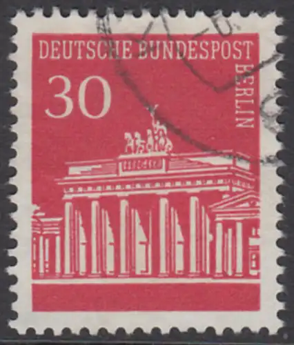 BERLIN 1966 Michel-Nummer 288 gestempelt EINZELMARKE (r)