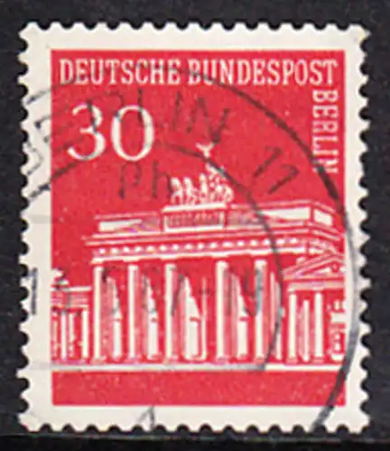 BERLIN 1966 Michel-Nummer 288 gestempelt EINZELMARKE (a)