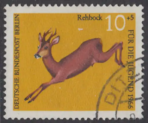 BERLIN 1966 Michel-Nummer 291 gestempelt EINZELMARKE (k)