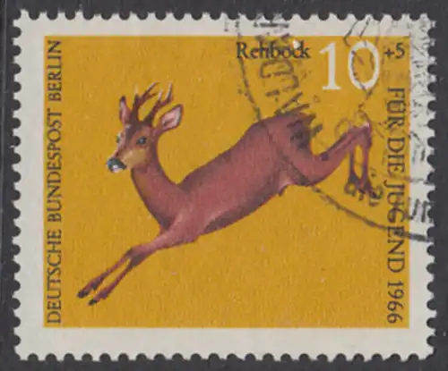 BERLIN 1966 Michel-Nummer 291 gestempelt EINZELMARKE (f)