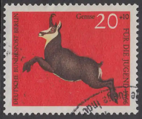 BERLIN 1966 Michel-Nummer 292 gestempelt EINZELMARKE (c)