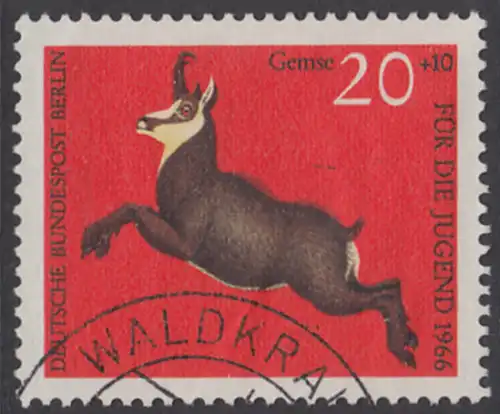 BERLIN 1966 Michel-Nummer 292 gestempelt EINZELMARKE (d)