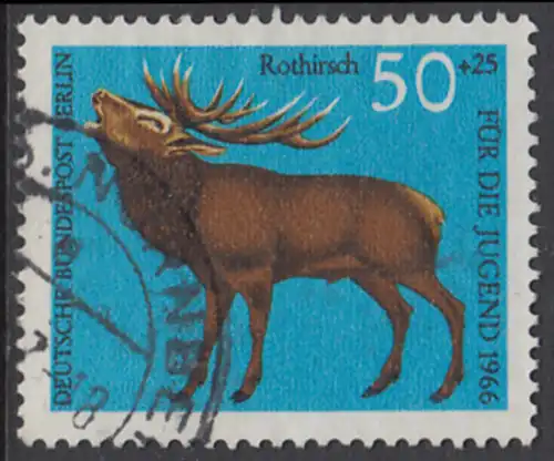 BERLIN 1966 Michel-Nummer 294 gestempelt EINZELMARKE (f)