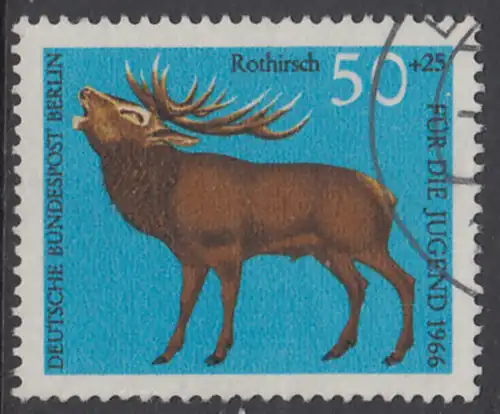 BERLIN 1966 Michel-Nummer 294 gestempelt EINZELMARKE (e)