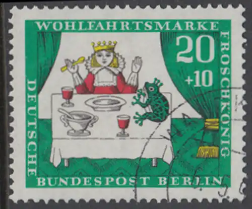 BERLIN 1966 Michel-Nummer 296 gestempelt EINZELMARKE (e)