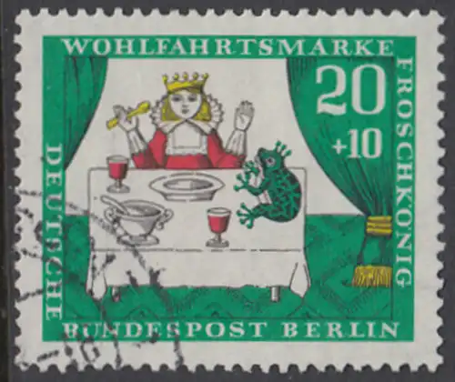 BERLIN 1966 Michel-Nummer 296 gestempelt EINZELMARKE (c)
