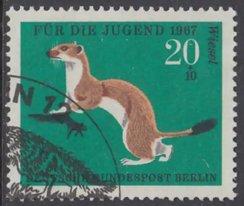 BERLIN 1967 Michel-Nummer 300 gestempelt EINZELMARKE (a)