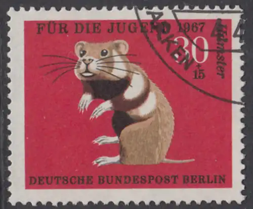 BERLIN 1967 Michel-Nummer 301 gestempelt EINZELMARKE (b)