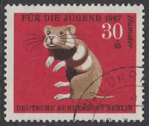 BERLIN 1967 Michel-Nummer 301 gestempelt EINZELMARKE (f)