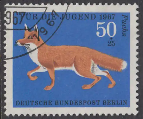 BERLIN 1967 Michel-Nummer 302 gestempelt EINZELMARKE (f)