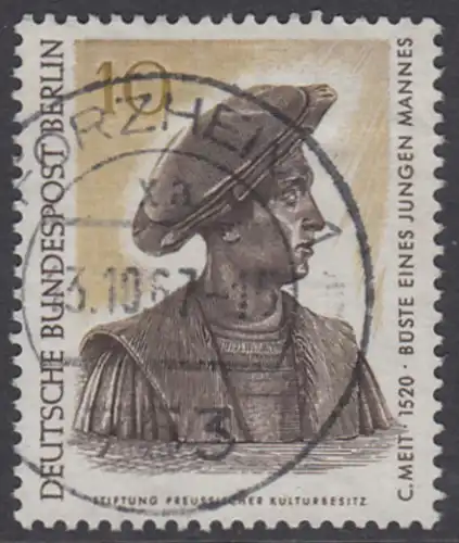 BERLIN 1967 Michel-Nummer 303 gestempelt EINZELMARKE (e)