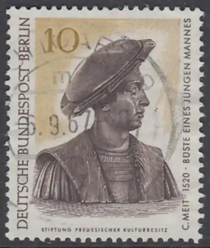 BERLIN 1967 Michel-Nummer 303 gestempelt EINZELMARKE (d)