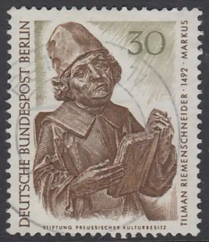 BERLIN 1967 Michel-Nummer 305 gestempelt EINZELMARKE (q)