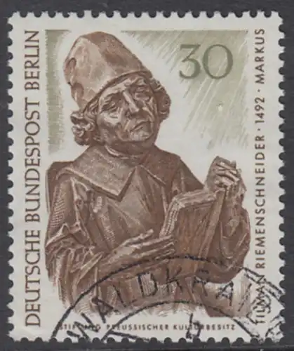 BERLIN 1967 Michel-Nummer 305 gestempelt EINZELMARKE (l)