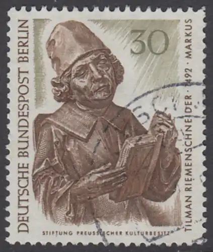 BERLIN 1967 Michel-Nummer 305 gestempelt EINZELMARKE (b)