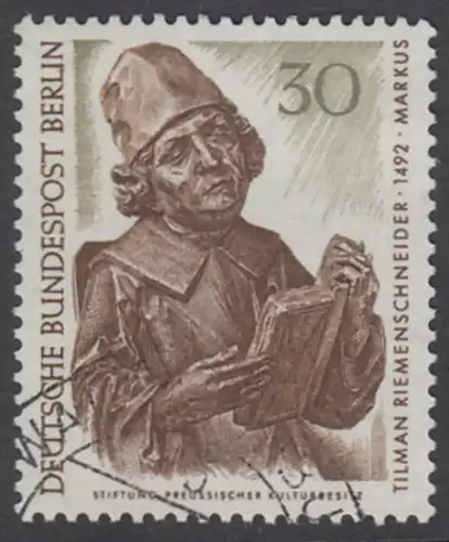 BERLIN 1967 Michel-Nummer 305 gestempelt EINZELMARKE (a)