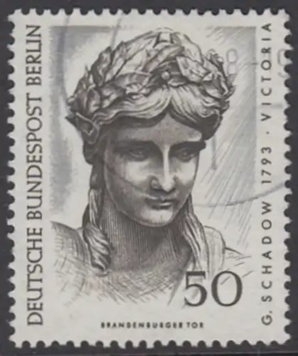 BERLIN 1967 Michel-Nummer 306 gestempelt EINZELMARKE (k)