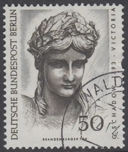 BERLIN 1967 Michel-Nummer 306 gestempelt EINZELMARKE (d)