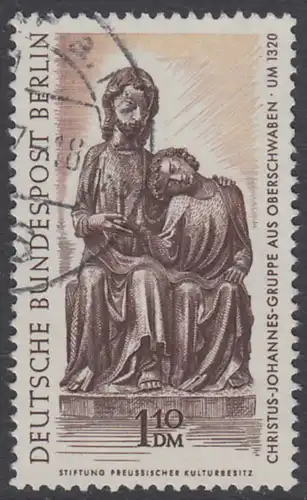 BERLIN 1967 Michel-Nummer 308 gestempelt EINZELMARKE (e)