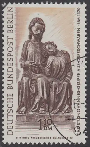 BERLIN 1967 Michel-Nummer 308 gestempelt EINZELMARKE (m)