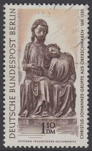 BERLIN 1967 Michel-Nummer 308 gestempelt EINZELMARKE (l)