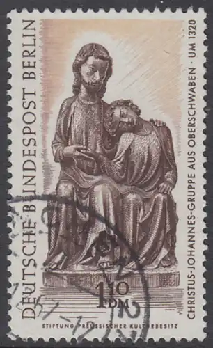 BERLIN 1967 Michel-Nummer 308 gestempelt EINZELMARKE (g)