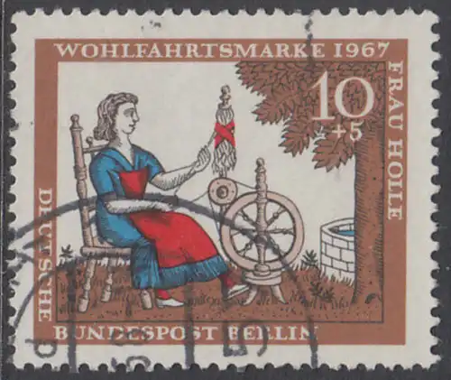 BERLIN 1967 Michel-Nummer 310 gestempelt EINZELMARKE (c)