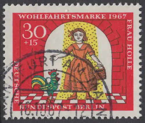 BERLIN 1967 Michel-Nummer 312 gestempelt EINZELMARKE (c)