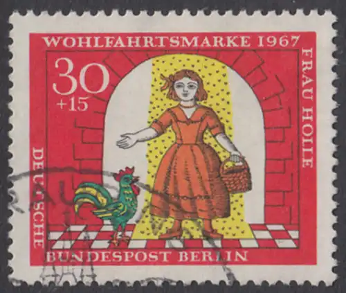 BERLIN 1967 Michel-Nummer 312 gestempelt EINZELMARKE (b)