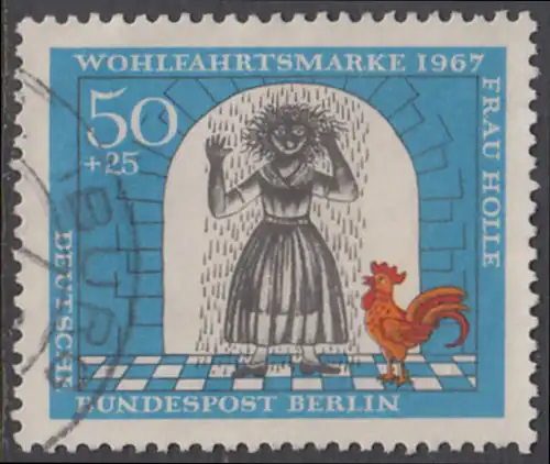 BERLIN 1967 Michel-Nummer 313 gestempelt EINZELMARKE (l)