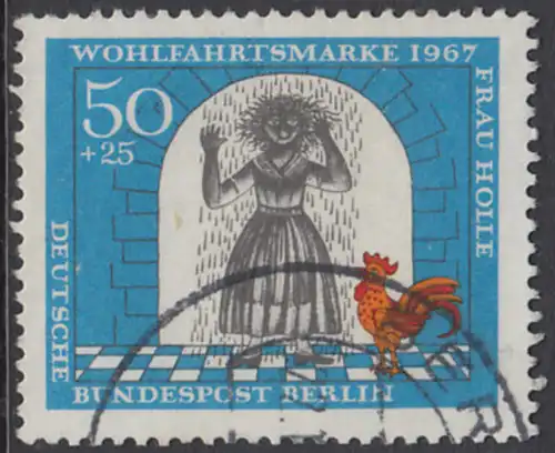 BERLIN 1967 Michel-Nummer 313 gestempelt EINZELMARKE (c)