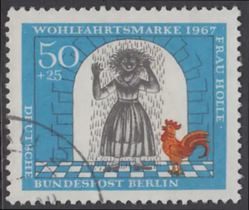 BERLIN 1967 Michel-Nummer 313 gestempelt EINZELMARKE (a)