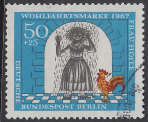 BERLIN 1967 Michel-Nummer 313 gestempelt EINZELMARKE (d)