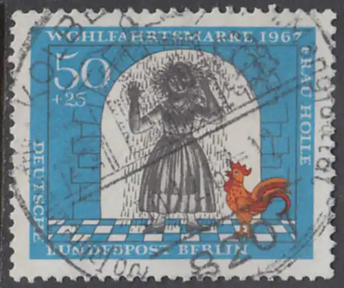 BERLIN 1967 Michel-Nummer 313 gestempelt EINZELMARKE (e)