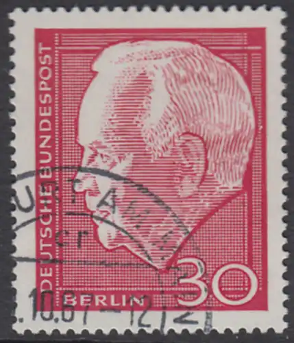BERLIN 1967 Michel-Nummer 314 gestempelt EINZELMARKE (f)