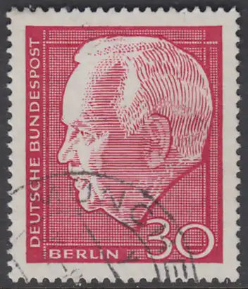 BERLIN 1967 Michel-Nummer 314 gestempelt EINZELMARKE (m)